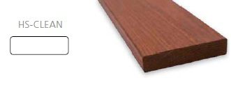 Terrassendielen Thermoesche HS-Clean, glatt
