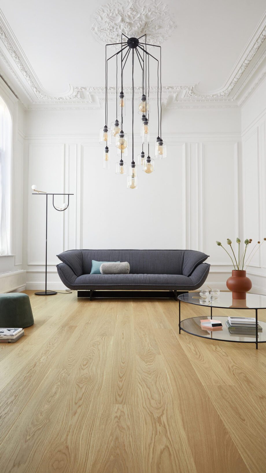 Parkett Eiche Tarkett Shade Essence Plank XT, Landhausdiele, 2-seitig Mikrofase, gebürstet, gebeizt, Proteco Natura Mattlack – 2