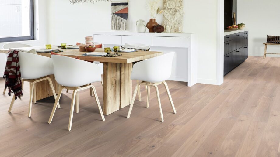Parkett Eiche Tarkett Shade Satin White Plank, Landhausdiele, 2-seitig Mikrofase, Proteco Hardwax Oil – 2