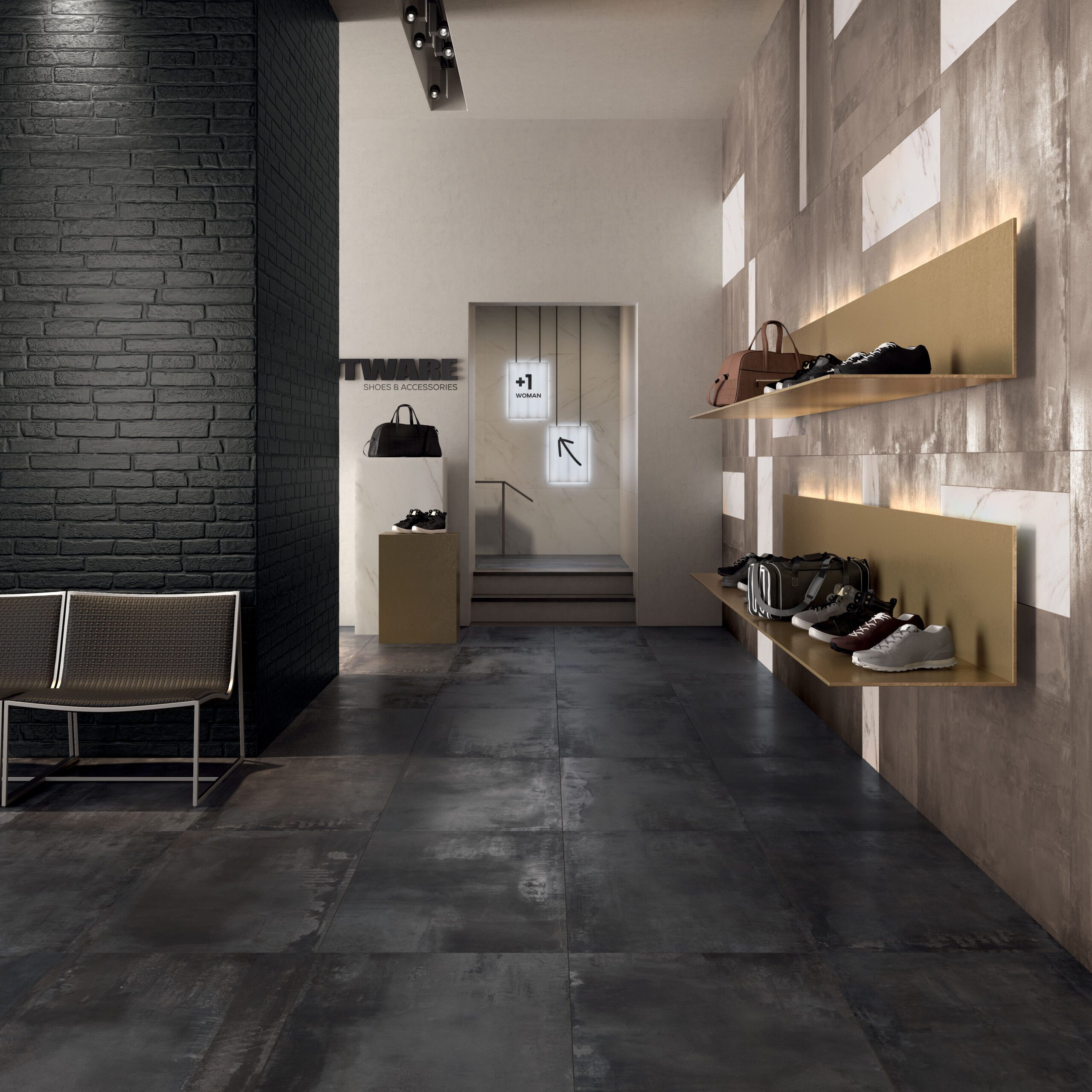 Balkonfliesen ABK Interno 9 Dark Lappato 60x60 cm