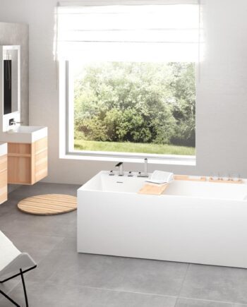 Badewanne PAA INFINITY, Silkstone Mineralguss, matt