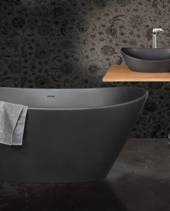 Badewanne PAA AMORE, Silkstone Mineralguss, matt