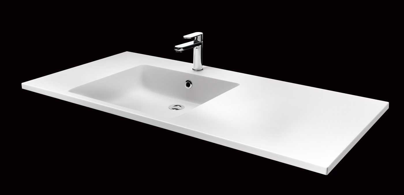 Waschbecken PAA PIANO, Silkstone Mineralguss, matt