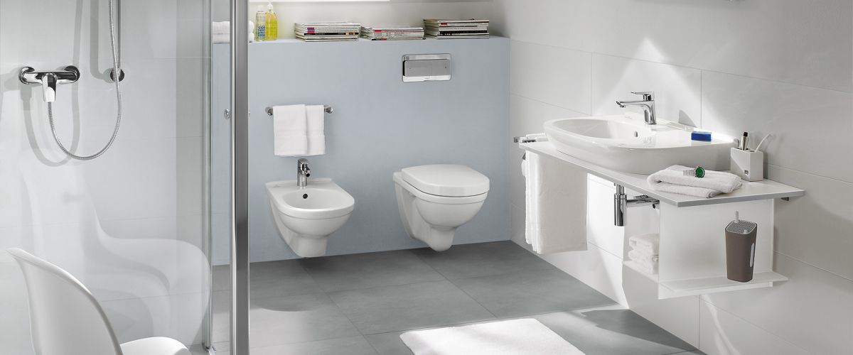 Wand-WC Villeroy & Boch O.novo, spülrandlos, mit soft-close WC-Sitz