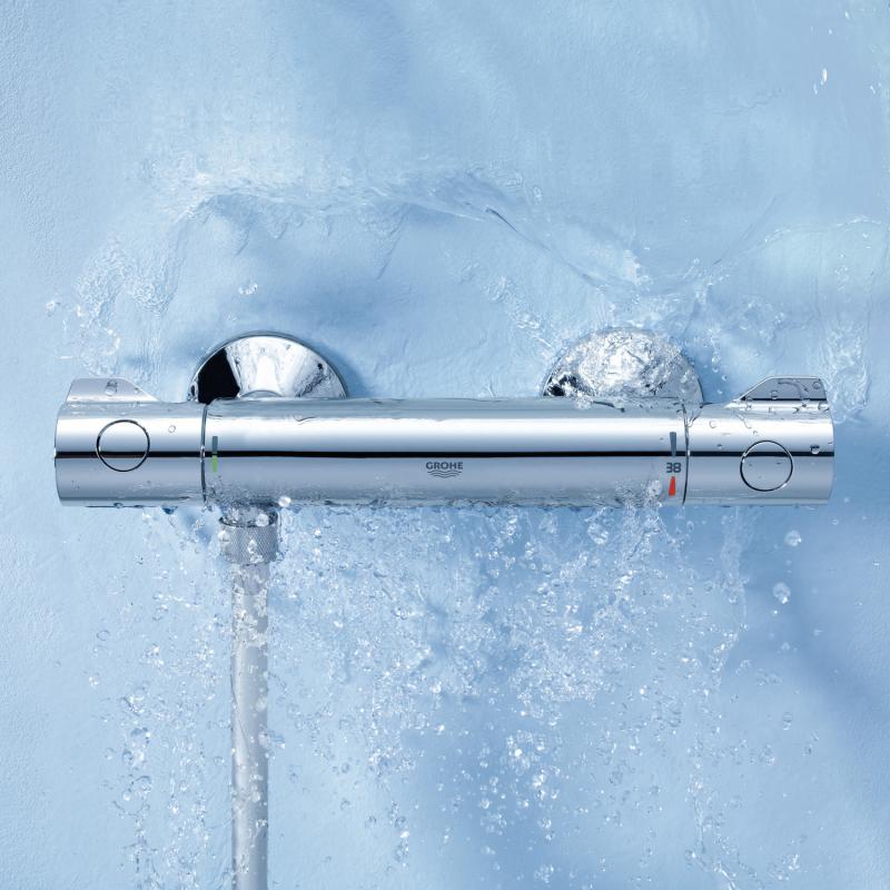 Thermostat-Duscharmatur GROHE Grohtherm 800, Chrom