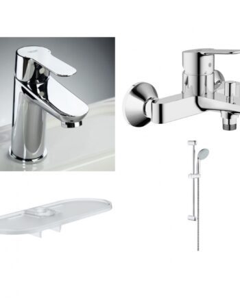 Badarmaturen-Set GROHE BauEdge, Chrom