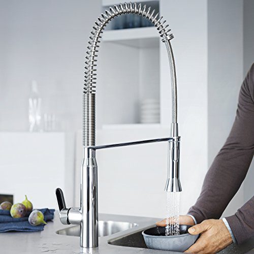 Küchenarmatur GROHE K7 mit Handbrause, Chrom