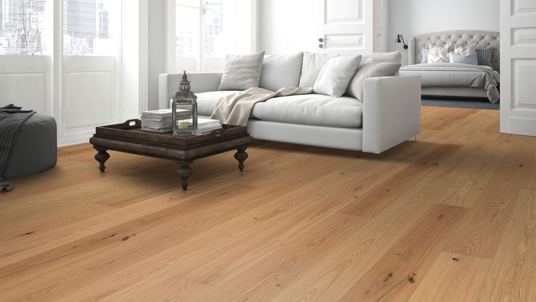Parkettboden Eiche Meister Oak lively, gebürstet, matt versiegelt