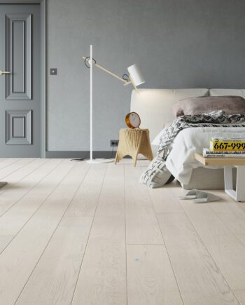 Parkett Eiche, Piccolo Cappuccino, 1-Stab, gefast, peits, gebürstet und Mattlack 1.1