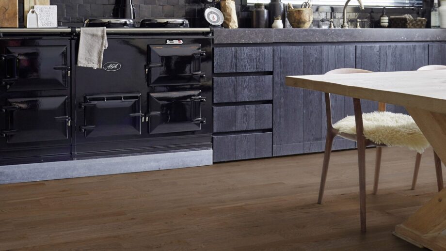 Parkettboden Tarkett Shade Eiche Italian Brown DuoPlank, 2-Stab, gebürstet, Proteco Natura Mattlack – 2