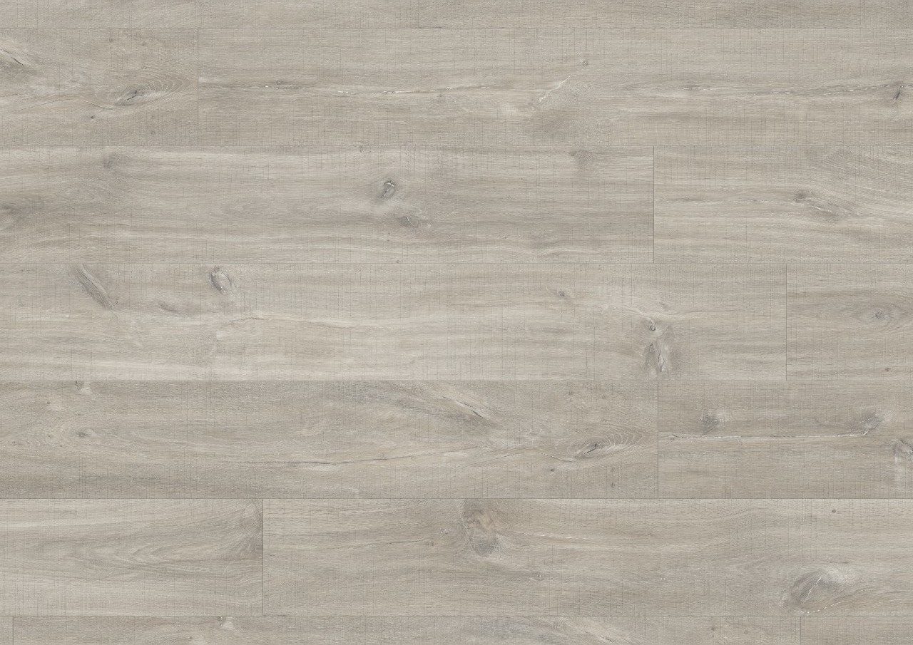 LVT Vinylboden Quick-Step Balance Click Canyon Eiche grau, Sägespuren, gefast