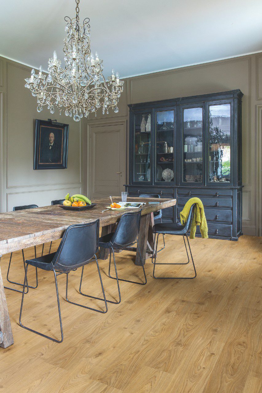 LVT Vinylboden Quick-Step, Balance Click, Cottage Eiche natur, gefast
