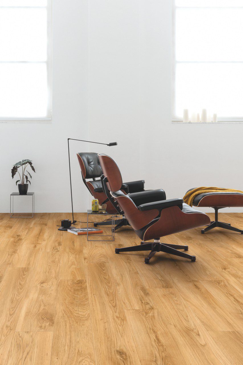 LVT Vinylboden Quick-Step, Balance Click, Classic Eiche natur, gefast