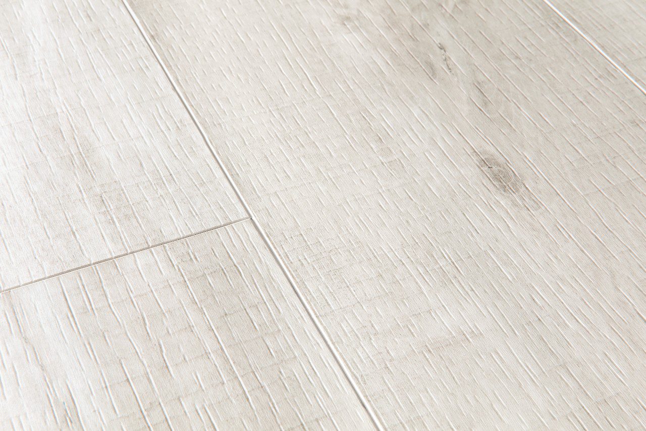 LVT Vinylboden Quick-Step, Balance Click, Canyon Eiche hell, Sägespuren, gefast