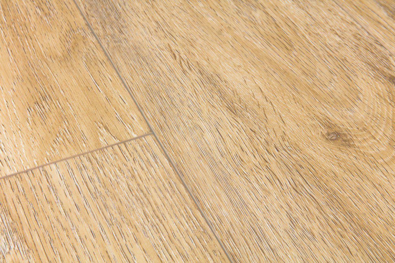 LVT Vinylboden Quick-Step, Balance Click, Silk Eiche warm natur, gefast