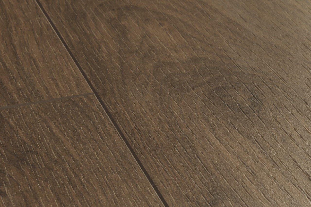 LVT Vinylboden Quick-Step, Balance Click, Cottage Eiche dunkelbraun, gefast