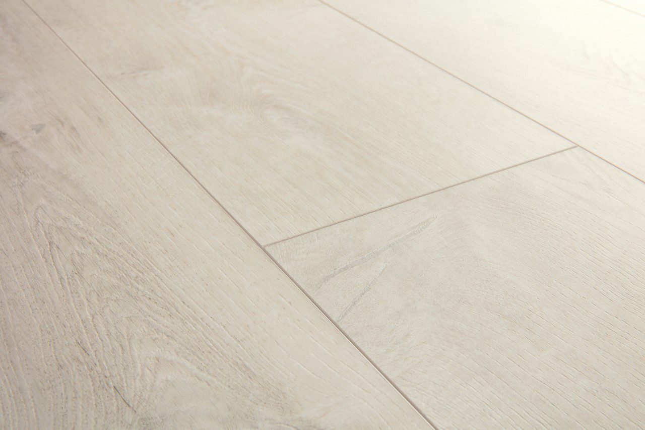 LVT Vinylboden Quick-Step, Balance Click, Velvet Eiche hell, gefast
