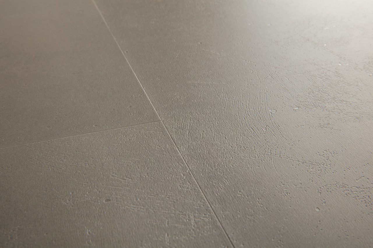 LVT Vinylboden Quick-Step, Ambient Click, Minimal Taupe, gefast