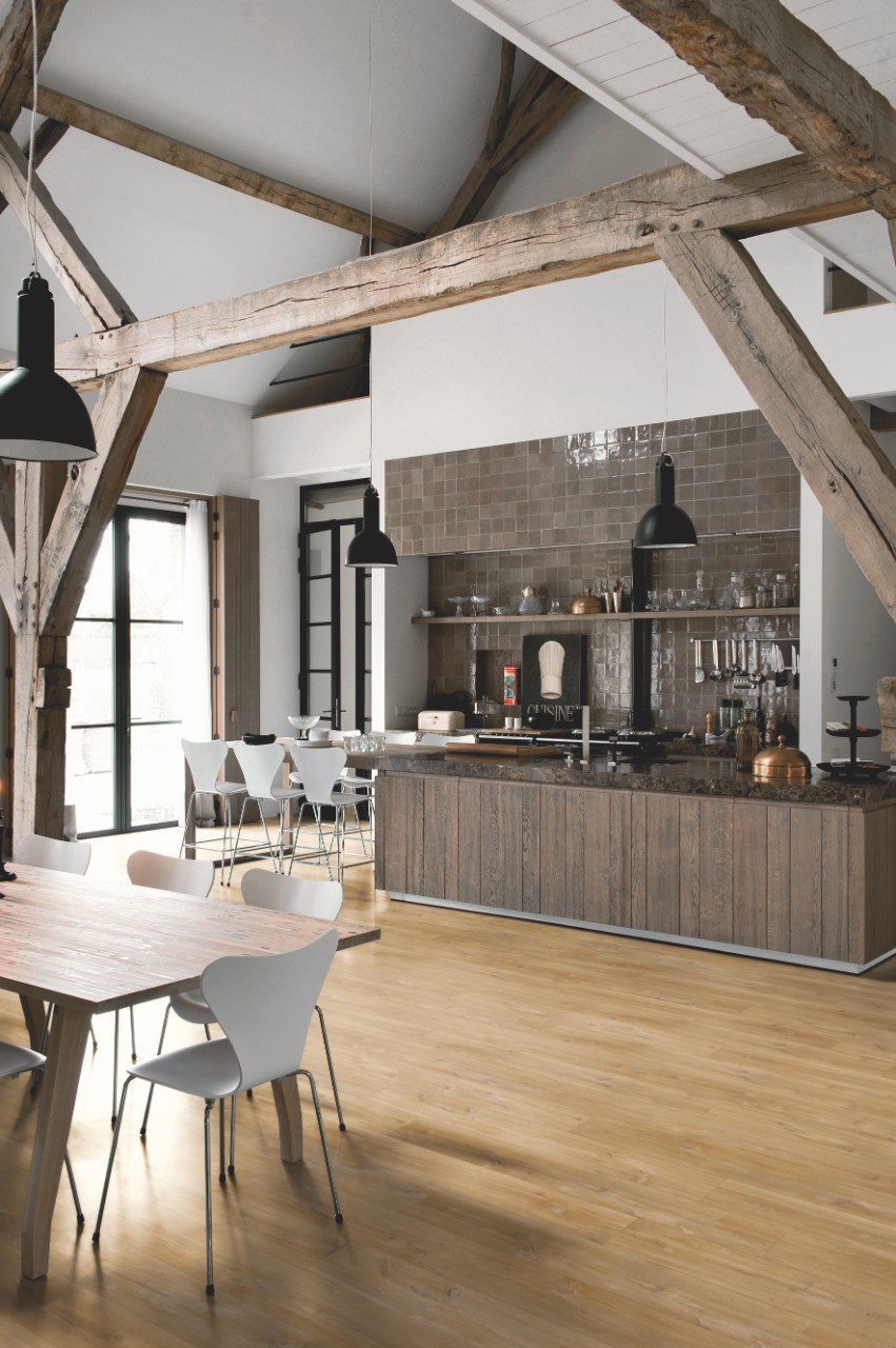 LVT Vinylboden Quick-Step, Balance Click Plus, Canyon Eiche natur, gefast