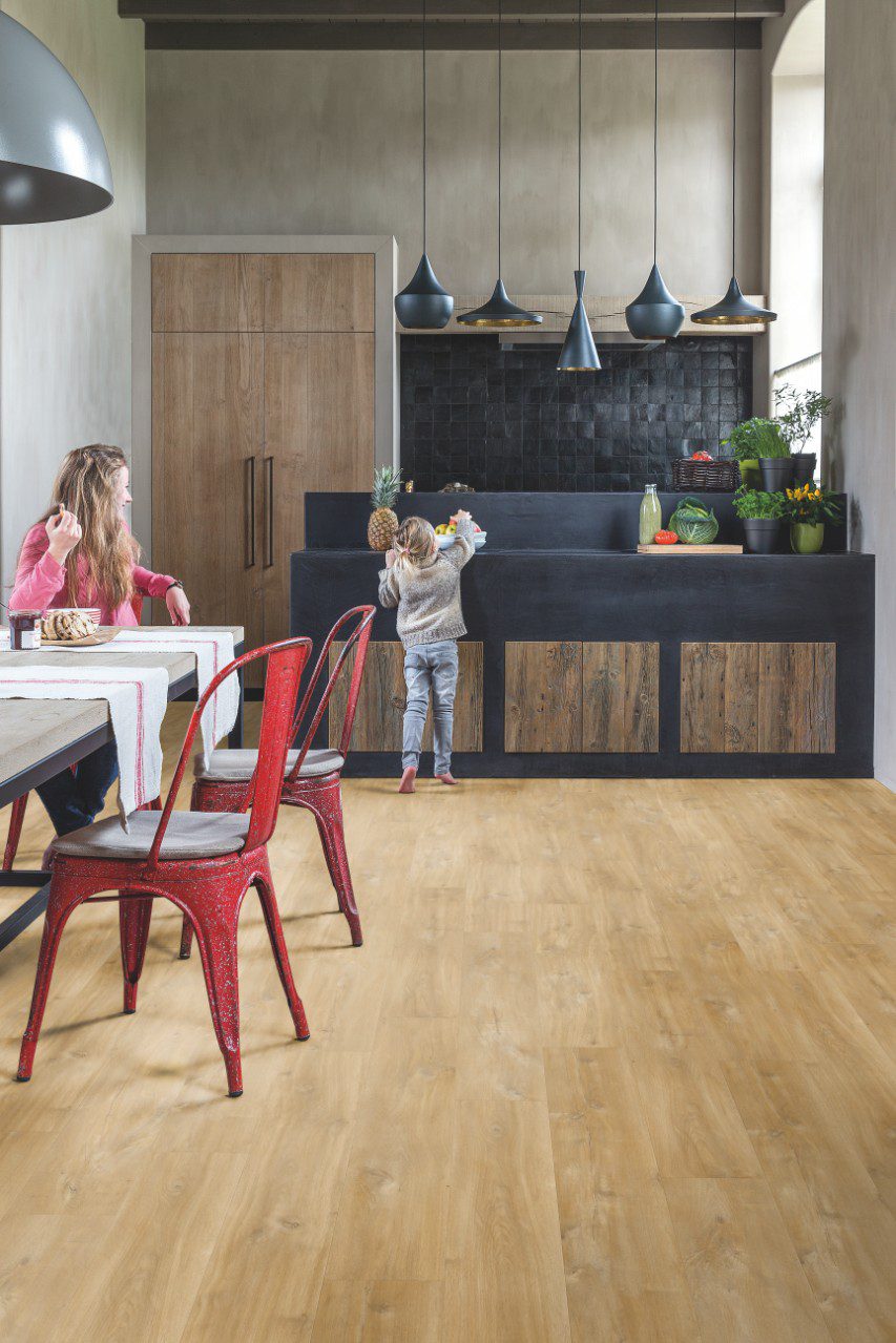 LVT Vinylboden Quick-Step, Balance Click Plus, Canyon Eiche natur, gefast