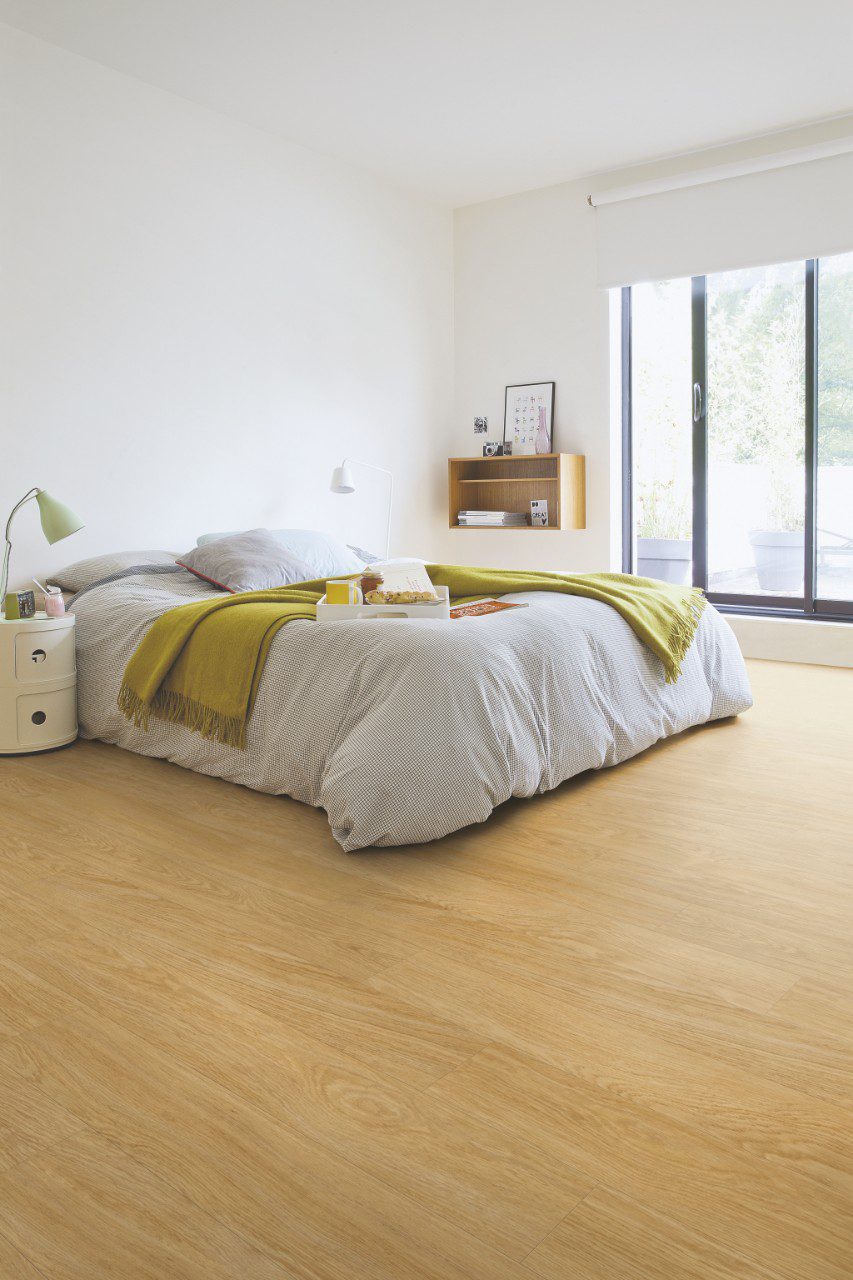 LVT Vinylboden Quick-Step, Balance Click Plus, Select natur Eiche, gefast