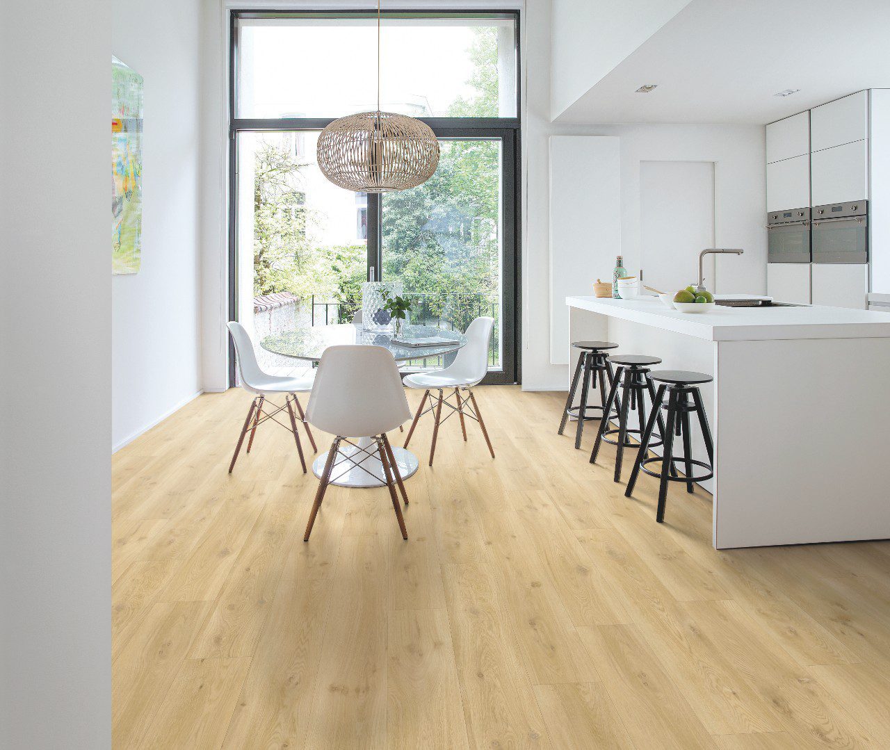 LVT Vinylboden Quick-Step, Balance Click Plus, Drift Eiche beige, gefast