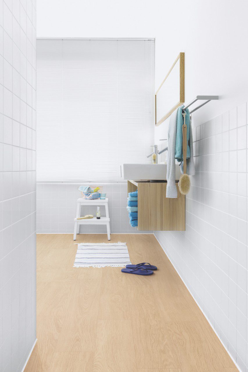 LVT Vinylboden Quick-Step, Balance Click Plus, Select Eiche hell, gefast