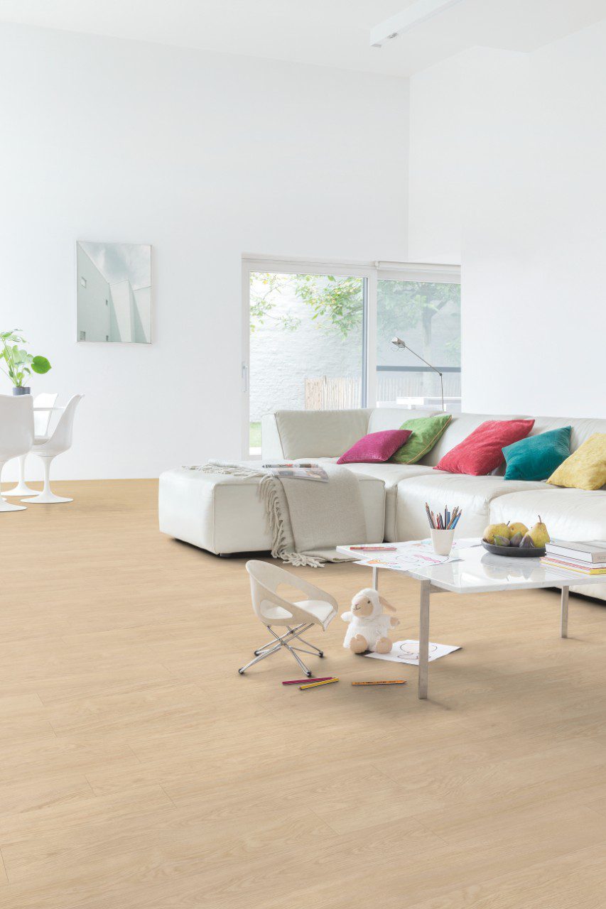 LVT Vinylboden Quick-Step, Balance Click Plus, Select Eiche hell, gefast