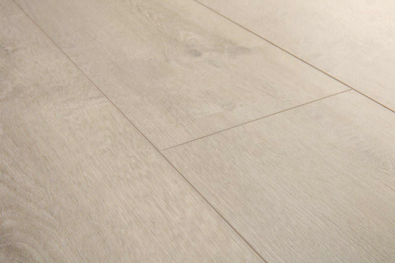 LVT Vinylboden Quick-Step, Balance Click Plus, Velvet Eiche beige, gefast