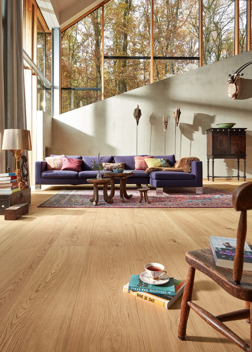 Parkettboden Eiche Meister Lindura Pure natural oak, gebürstet, geölt