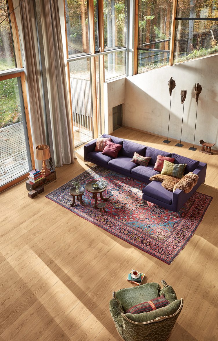 Parkettboden Eiche Meister Lindura Pure natural oak, gebürstet, geölt