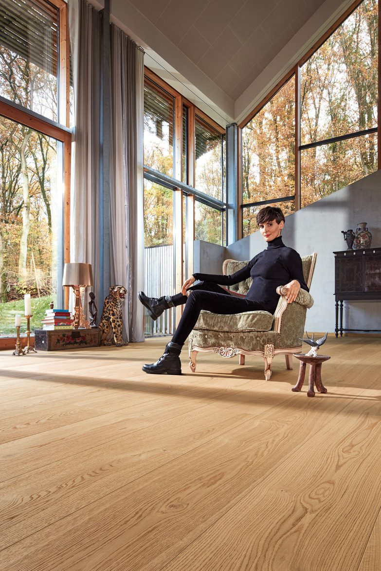 Parkettboden Eiche Meister Lindura Pure natural oak, gebürstet, geölt