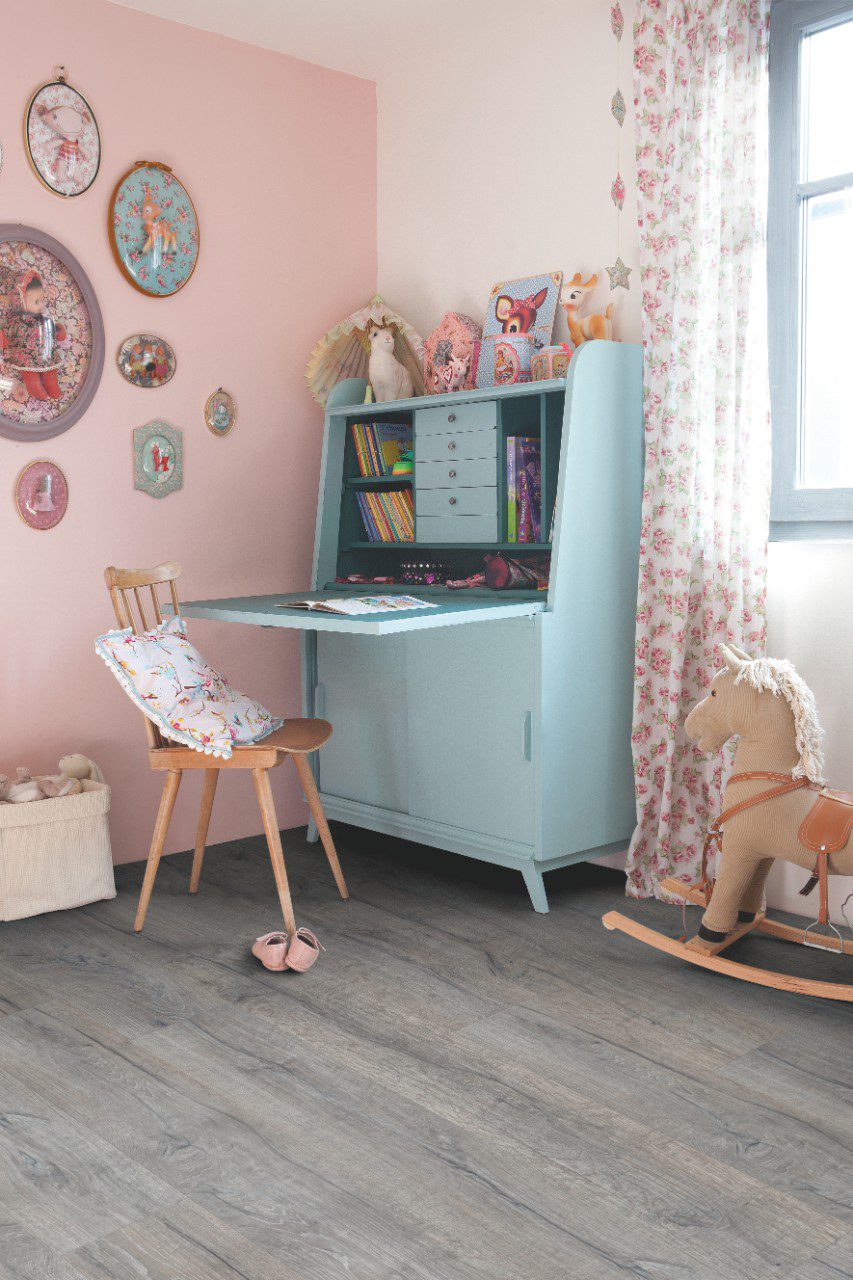 LVT Vinylboden Quick-Step, Balance Click Plus, History oak grey, gefast