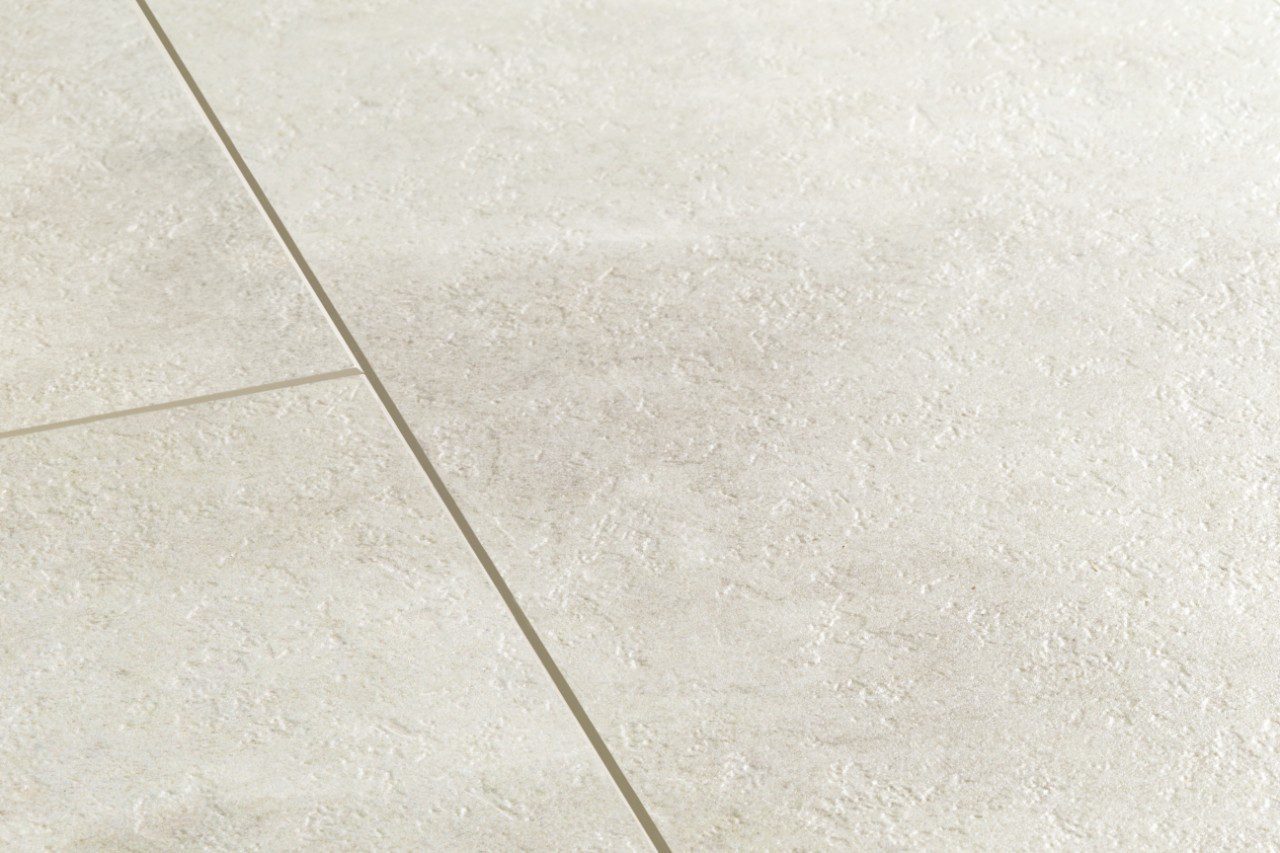 LVT Vinylboden Quick-Step, Ambient Click Plus, Light concrete, gefast
