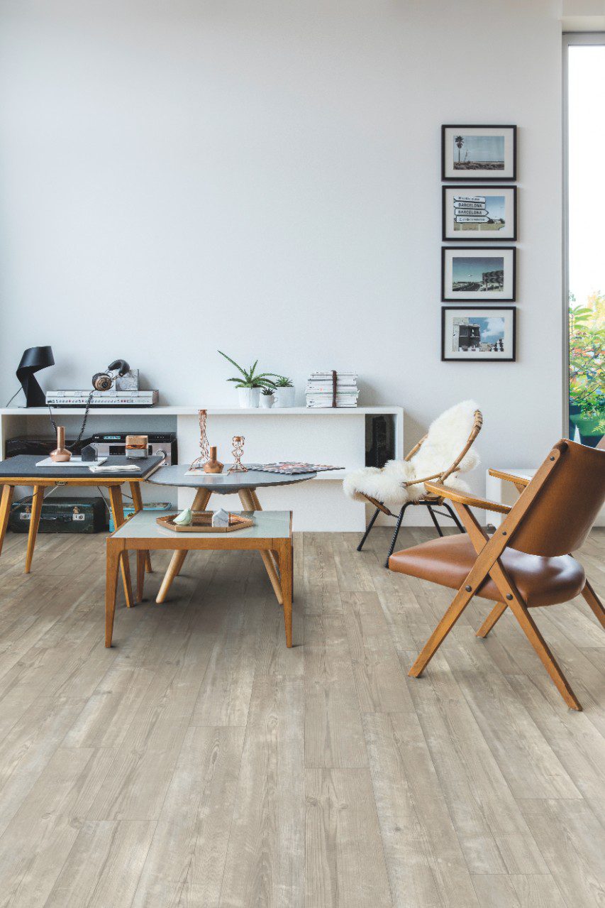 LVT Vinylboden Quick-Step, Pulse Click, Morning mist pine, Kiefer, gefast