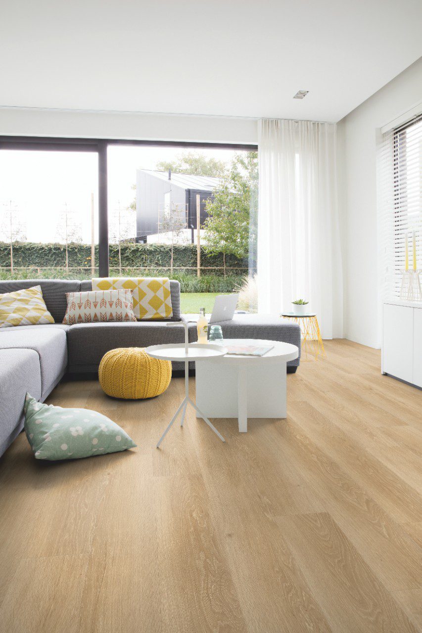 LVT Vinylboden Quick-Step, Pulse Click, Sea breeze oak natural, Eiche, gefast
