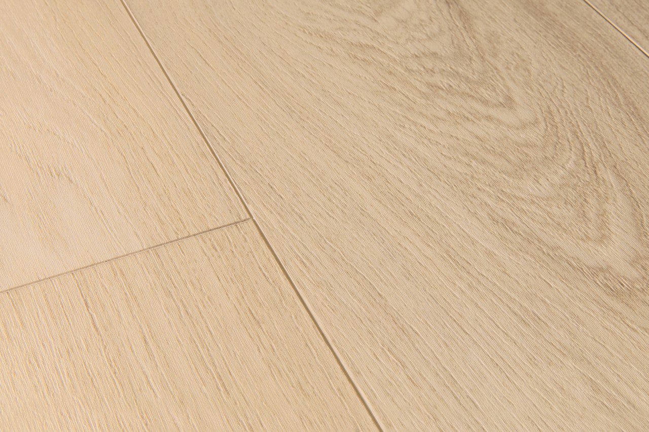 LVT Vinylboden Quick-Step, Pulse Click, Pure oak blush Eiche, gefast