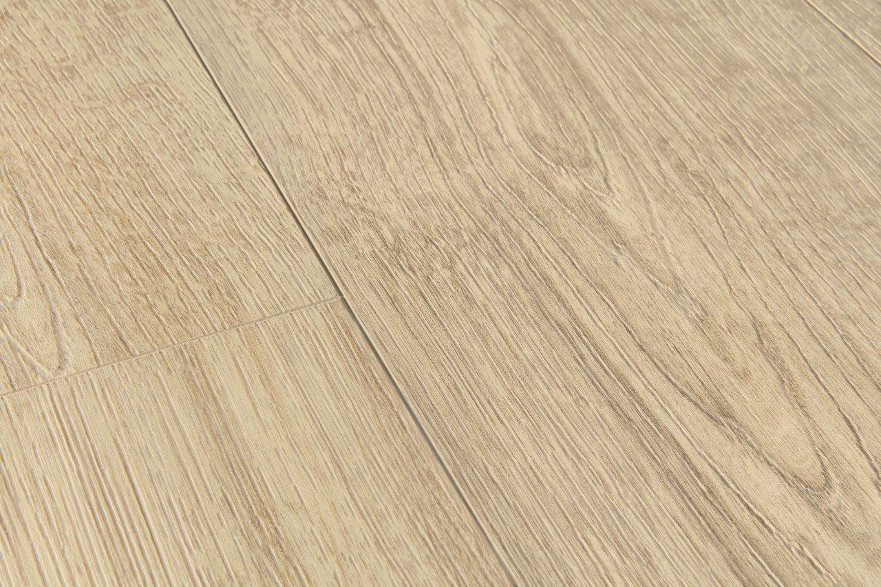 LVT Vinylboden Quick-Step, Pulse Click Plus, Autumn oak light natural, Eiche, gefast