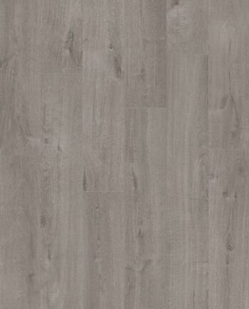 LVT Vinylboden Quick-Step, Pulse Click Plus, Cotton Oak Cozy Grey, Eiche, gefast