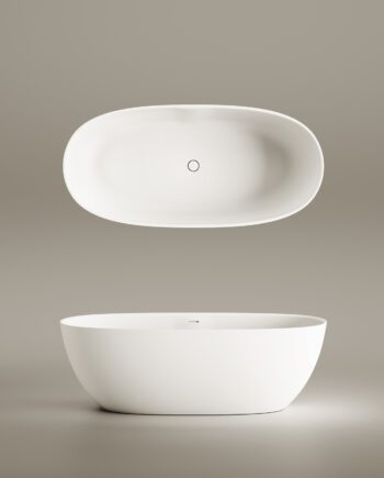 Badewanne PAA BELLA, Silkstone Mineralguss, matt