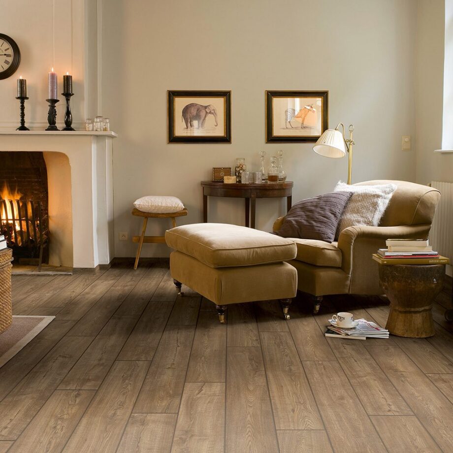 Laminat Eiche Quick-Step Impressive Scraped Oak Grey Brown – 2