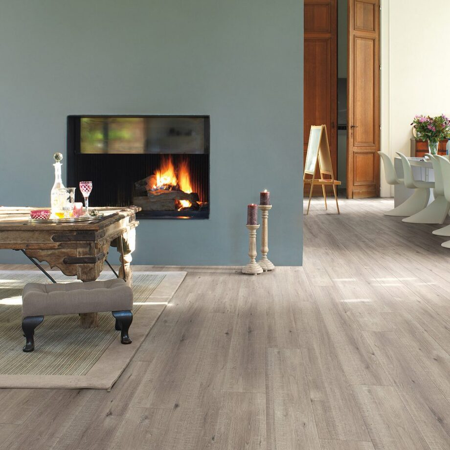 Laminatboden Eiche Quick-Step Impressive Ultra Saw Cut Oak Grey – 2