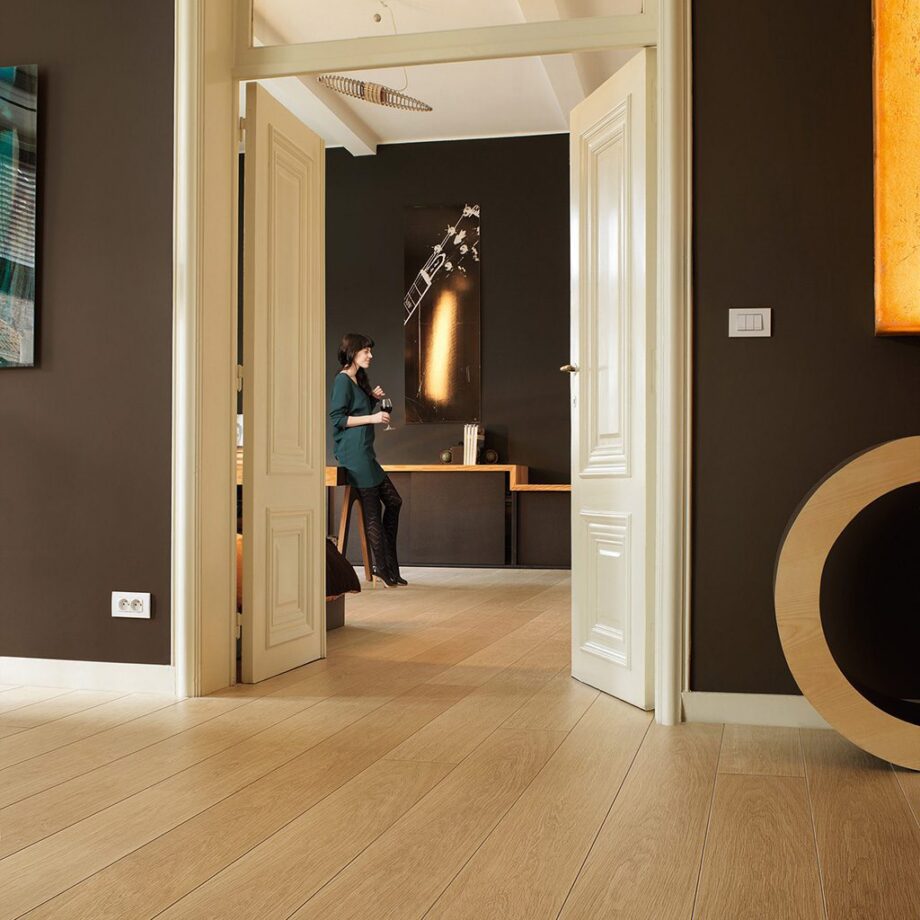 Laminatboden Landhausdielen Eiche Quick-Step Largo Natural Varnished Oak – 2