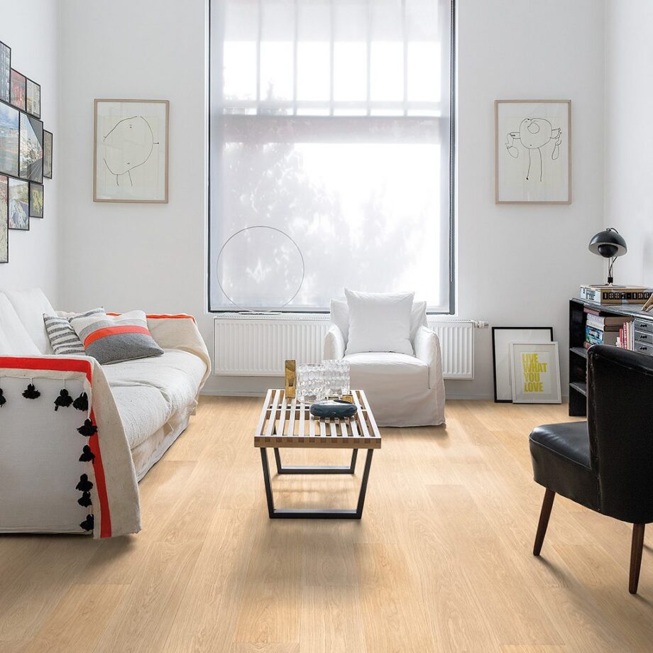 Laminat Landhausdielen Eiche Quick-Step Largo White Varnished Oak – 2