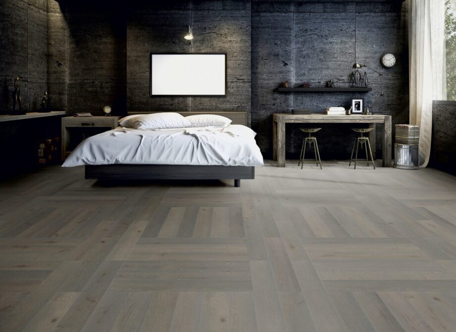Parkett ter Hürne Eiche azure brown, gebürstet, gefast, Naturöl – 3