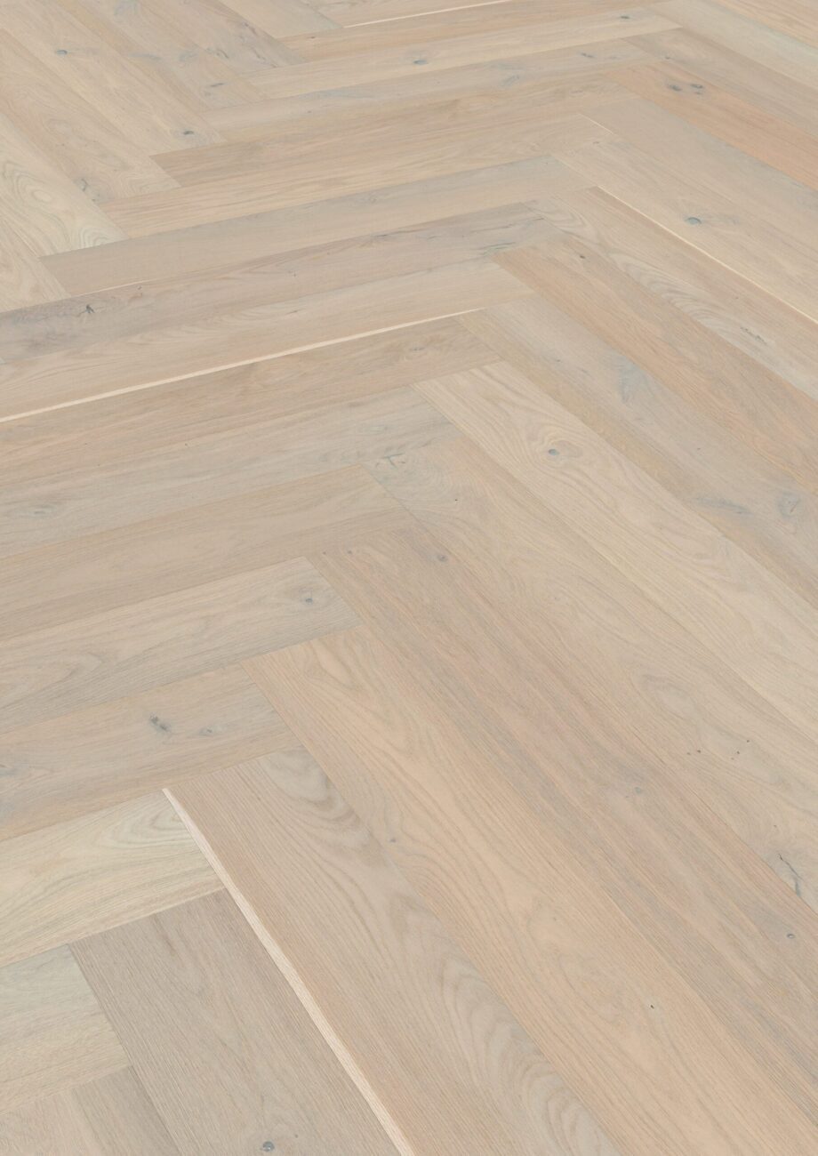 Fischgrätparkett Eiche, ter Hürne, Oak sand grey, Fischgrätparkett, gebürstet, gefast, Naturöl – 2