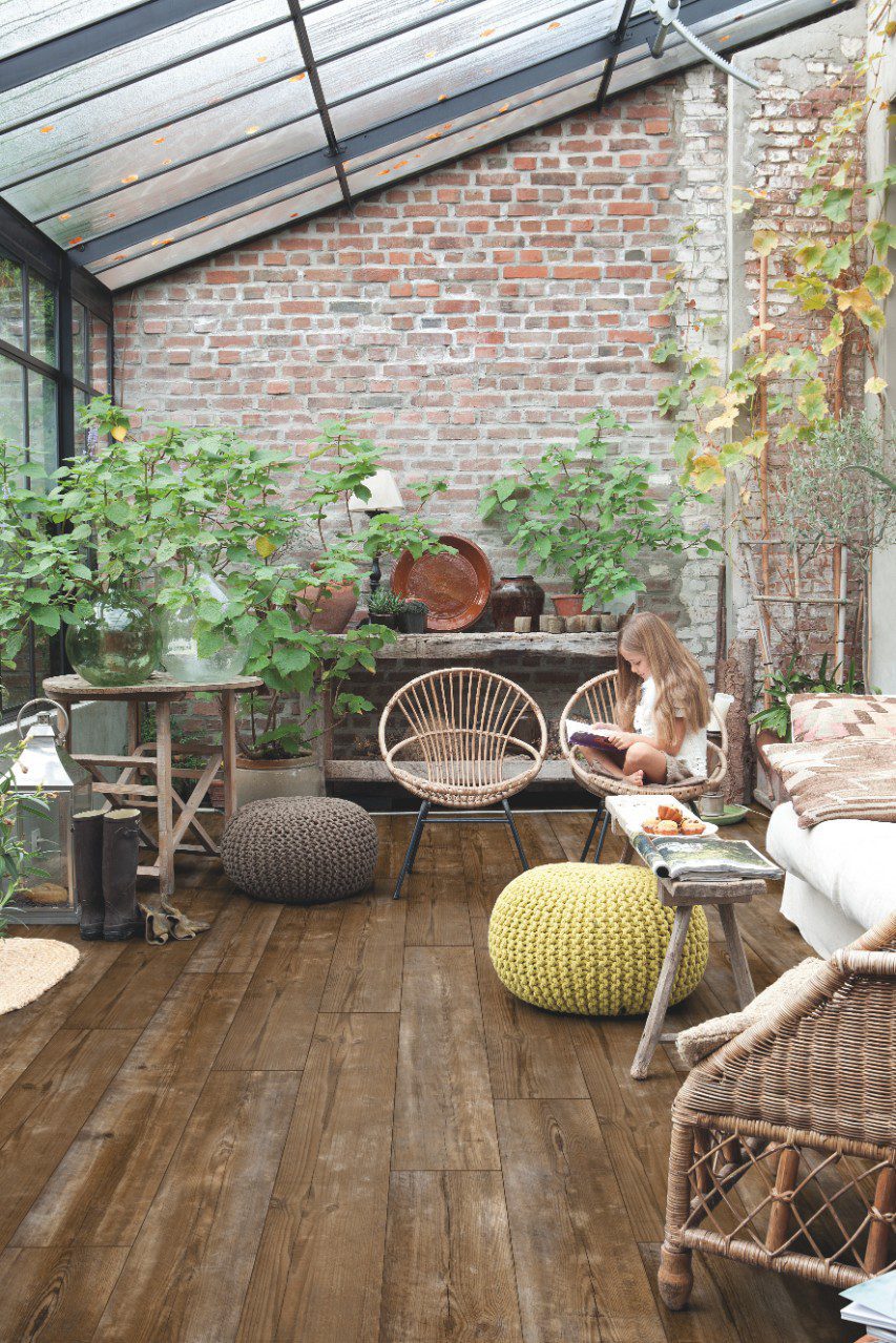 SPC Vinylboden Quick-Step sundown pine alpha medium Dielen, gefast