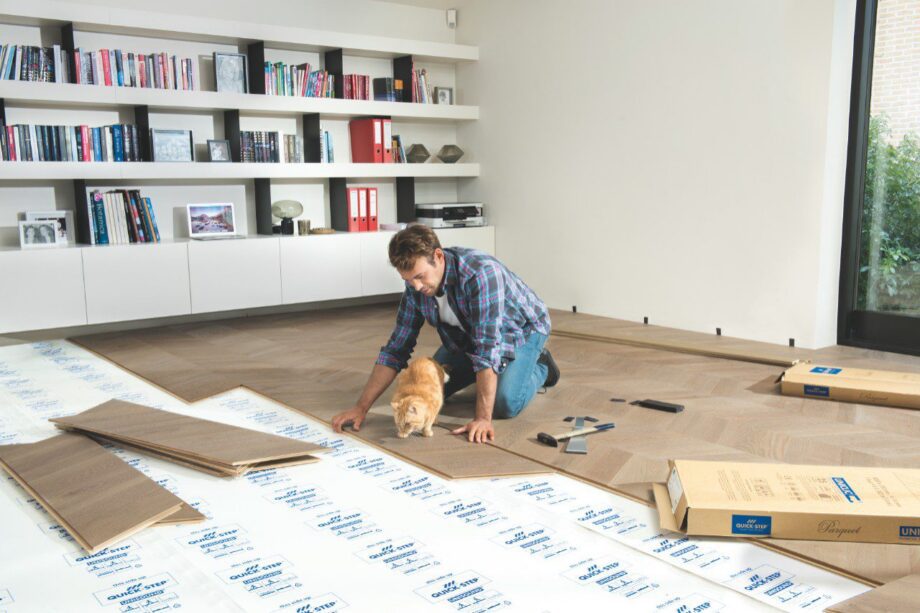 Chevron Parkett Eiche, Quick Step, intenso eclipse oak, geölt – 6