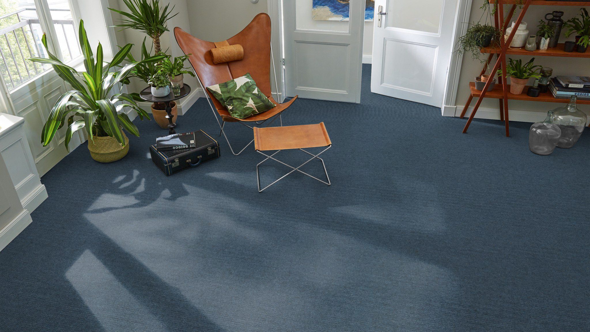 Ziegenhaarteppich Tretford Interland 514 Bilberry