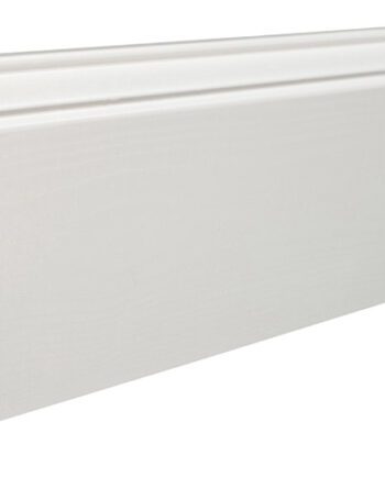Sockelleiste Kiefer weiß lackiert 16×90 mm